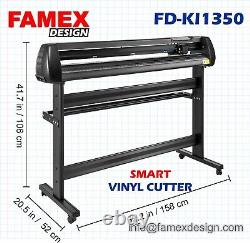 FAMEX DESIGN Traceur de Découpe Vinyle 53in/1350mm Machine de Découpe Vinyle SignMaster