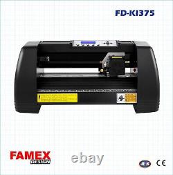 Famex 14in Vinyl Cutter Machine Vinyl Plotter Écran LCD Avec Le Logiciel Signcut