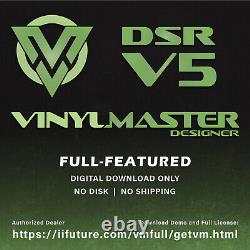 Logiciel Vinyl Design Signart Cutters Large Large Format Impression Vinylmaster Dsr
