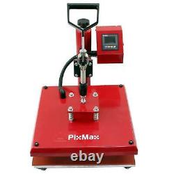 Machine de presse à chaud PixMax & Traceur de découpe vinyle pour impression de t-shirts et transfert vinyle