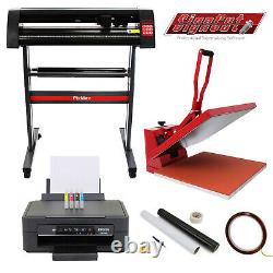 Machine de presse à chaud de 50 cm, découpeur de vinyle, imprimante de sublimation, traceur et kit de désherbage