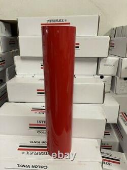 New Gloss Red Vinyl 24 X 150 Pieds Plotter Cutter Liquidation Grand Interflex