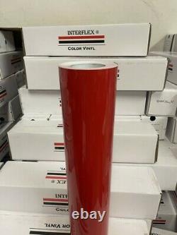 New Gloss Red Vinyl 24 X 150 Pieds Plotter Cutter Liquidation Grand Interflex