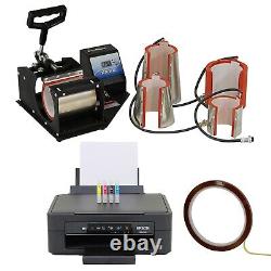 PixMax 28 Machine de découpe de vinyle 5 en 1 Imprimante de sublimation Presse à chaud Traceur
