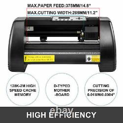 Plotter Machine 350mm Paper Feed Signmaster Software Sign Making Vinyl Cutter 14