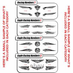 Racing Graphics Clipart-vinyl Cutter Plotter Race Voiture Images-vecteur Clip Art CD