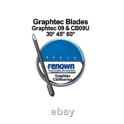 Renown Vinyl Plotter Cutter Blades Graphtec Cb09 30o45o60o 1 Ou 5 Lame Pack