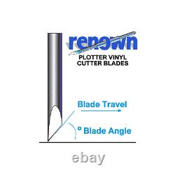 Renown Vinyl Plotter Cutter Blades Graphtec Cb15 30o45o60o 1 Ou 5 Lame Pack