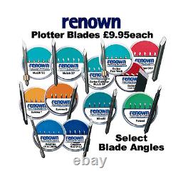 Renown Vinyl Plotter Cutter Blades Graphtec Cb15 30o45o60o 1 Ou 5 Lame Pack