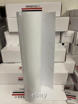Rouleaux Blanc Vinyle 24 X 50 Verges (150 Pieds) Plotter Cutter Gloss Interflex