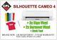 Silhouette Cameo 4 Traceur / Cutter. 3 Ans De Garantie. Inscription Gratuite Et T-shirt Vinyl