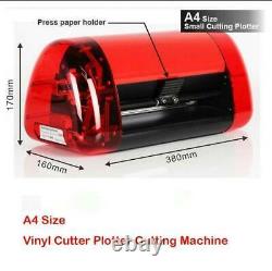Stickers A4 Cutter Cutter Vinyl Cutter Plotter Machine Contour Coupe Fonction Rouge