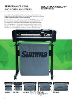 Summa 30 (75 Cms) Cutter De Vinyle - / Plotter, Machine De Découpe De Panneaux Avec Logiciel