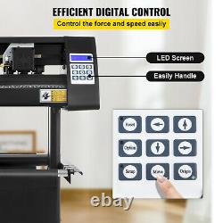 Vevor 28 Plotter Semi-automatique De Cutter En Vinyle 720mm Signcut Sign Maker Avec Support