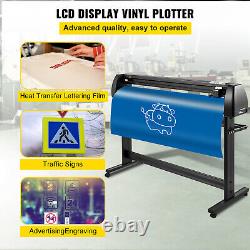 Vevor 53in Vinyl Cutter Machine Vinyl Plotter Écran LCD Avec Logiciel Signcut