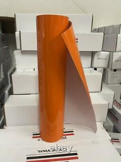 Vinyle Orange Brillant 24 X 50 Verges (150 Pieds) Pour Cameo Silhouette Plotter